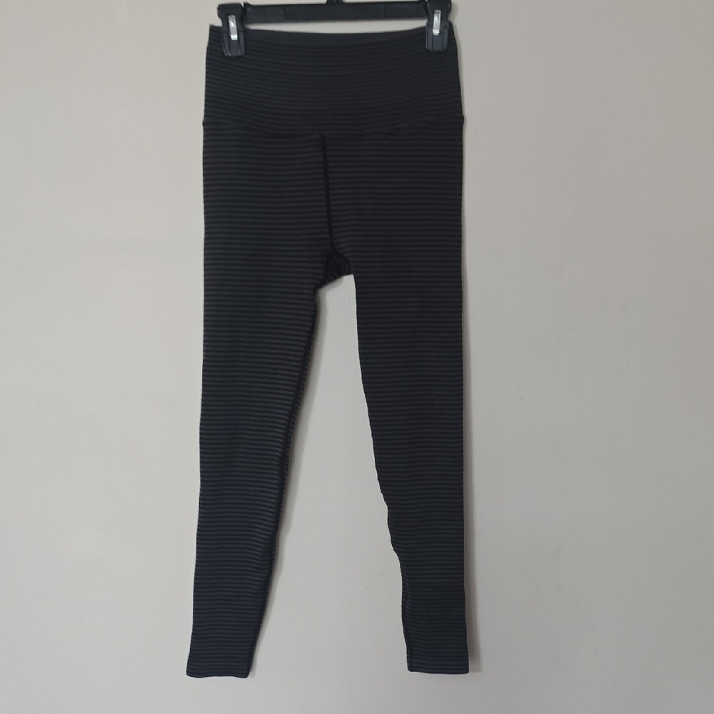 Spiritual Gangster Black Ribbed Activewear Leggings